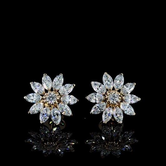 Riona pearl stud earrings